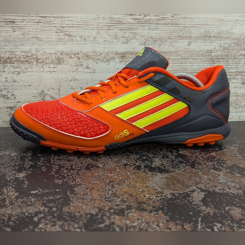 Vintage 2011 Mens Adidas Adi5 Touch X-ITE Indoor Soccer Shoes Sz 11.5 V23831